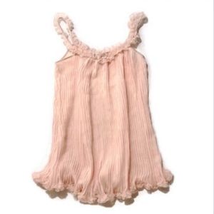VS Pleated Lingerie Light Pink